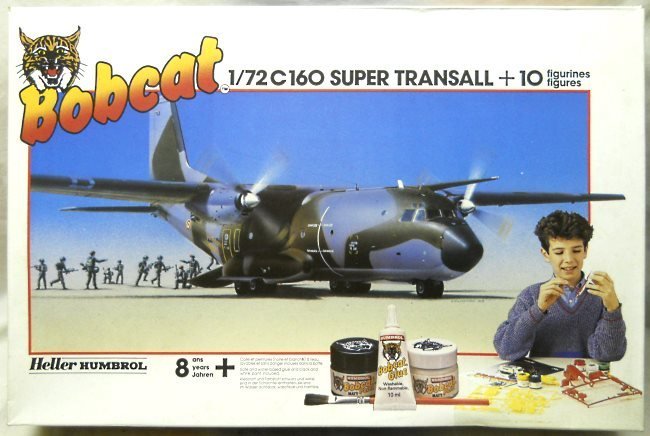 Heller 1/72 C-160 Super Transall Transport With Commandos, 3003 plastic model kit